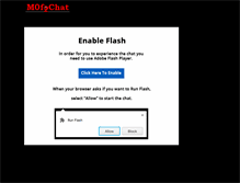 Tablet Screenshot of mofochat.com